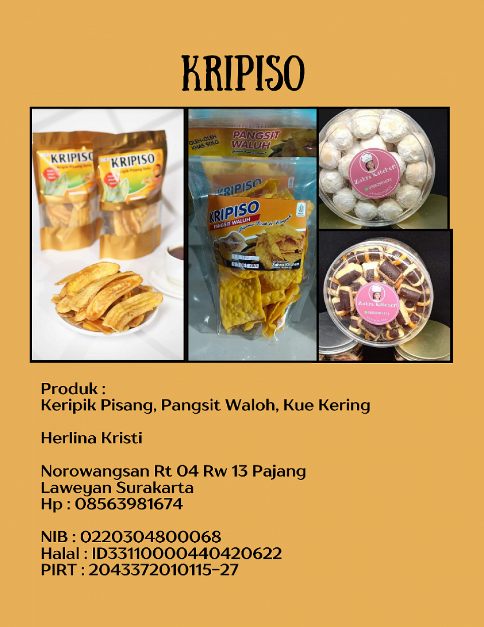 Kuliner Kering Kripiso